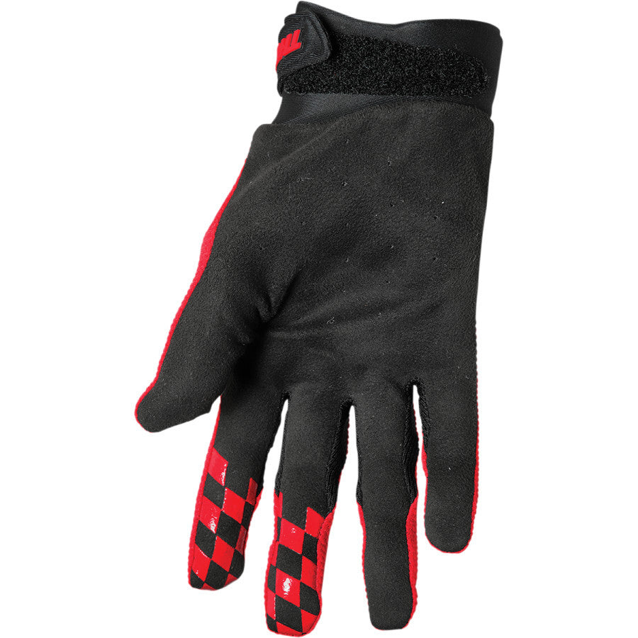 Thor 2023 Draft Gloves - Red/Black