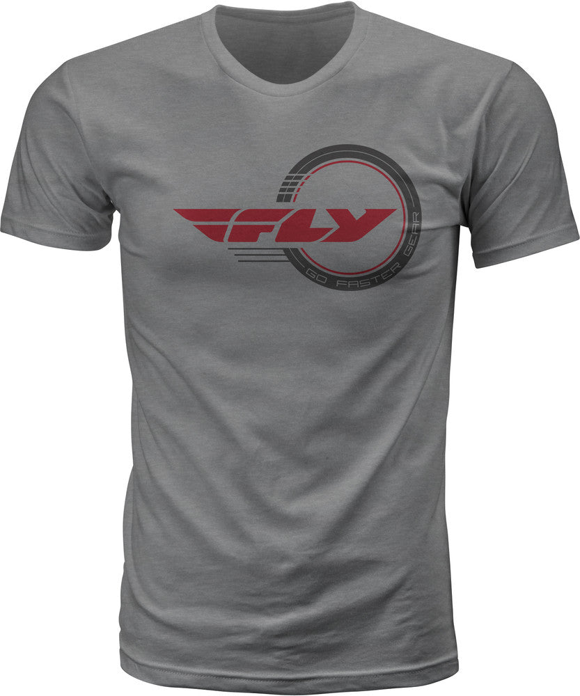 FLY Racing Standard Issue Tee - Heather Grey
