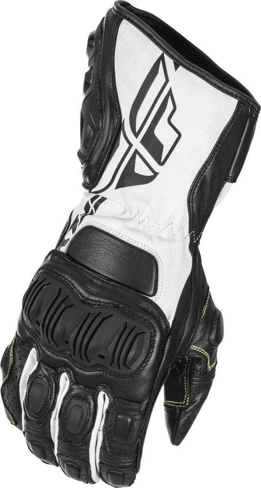 FLY Racing 2019 FL-2 Motorcycle Long Gauntlet Gloves - Black/White