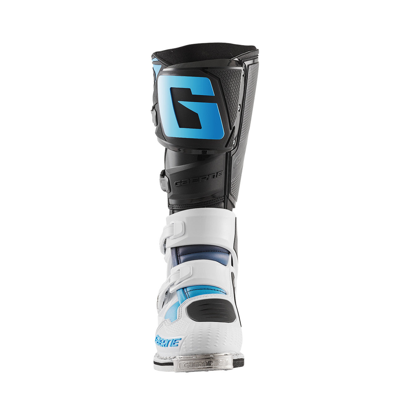 Gaerne SG12 Offroad Boots Black/White/Carolina Blue LE