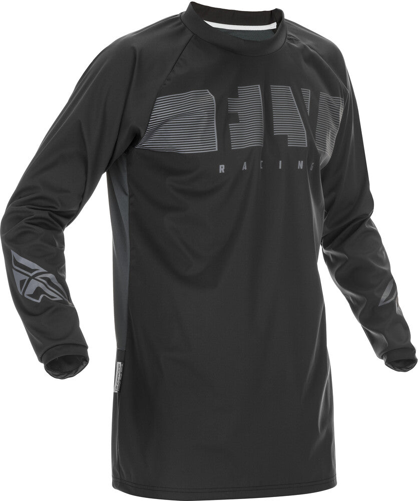 FLY Racing 2022 Fly Windproof Jersey - Black/Grey