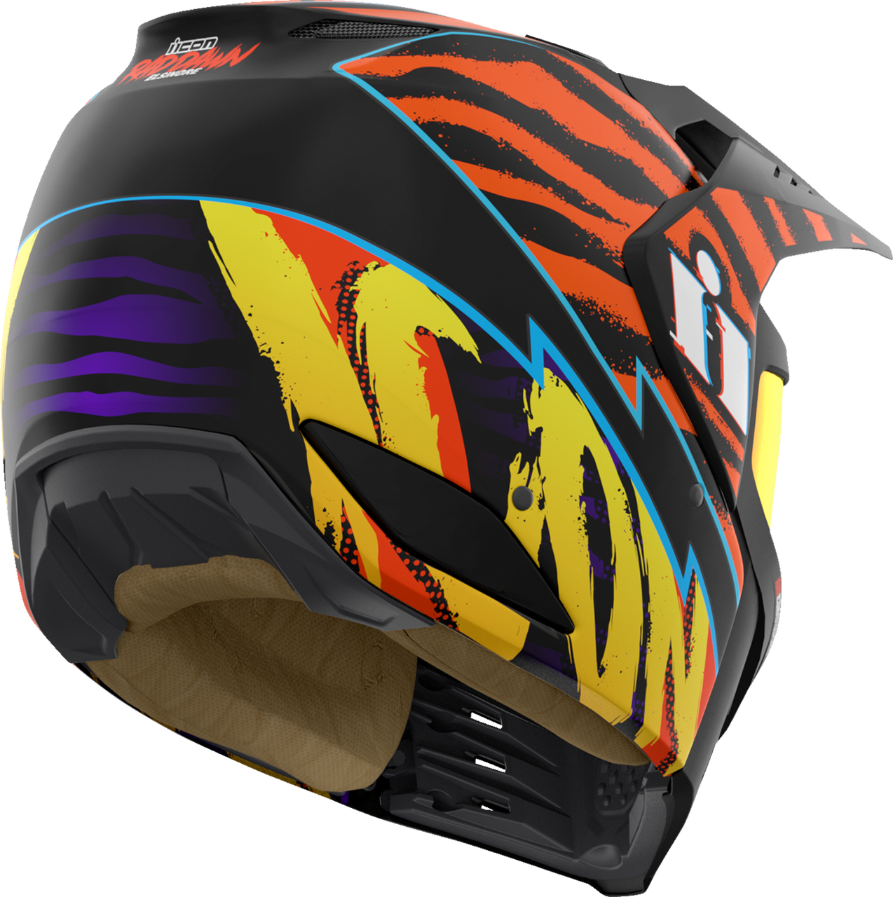 Icon Elsinore Helmet Rad Dawn Orange