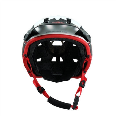 6D 2017 ATB-1T EVO Trail Bicycle Helmet - White/Red