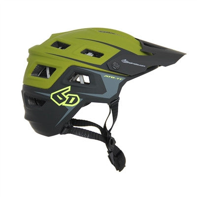 6D 2017 ATB-1T EVO Trail Bicycle Helmet - Olive/Black Matte