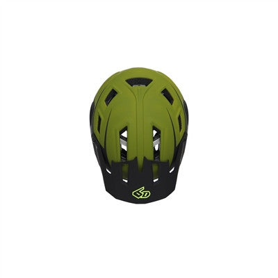 6D 2017 ATB-1T EVO Trail Bicycle Helmet - Olive/Black Matte