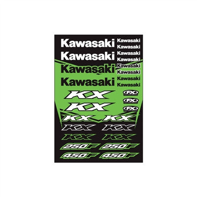 Factory Effex Kawasaki KX OEM Sticker Sheet
