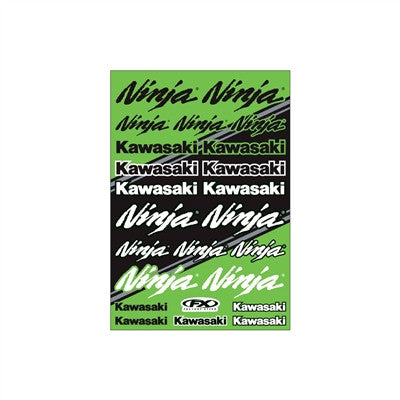 Factory Effex Kawasaki Sport Bike OEM Sticker Sheet