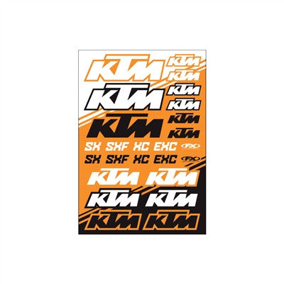 Factory Effex KTM SX OEM Sticker Sheet