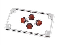 Chris Products License Frame W/4 Reflectors