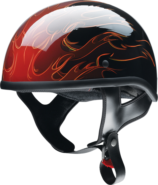 Z1R CC Beanie Hellfire Half Helmet Red