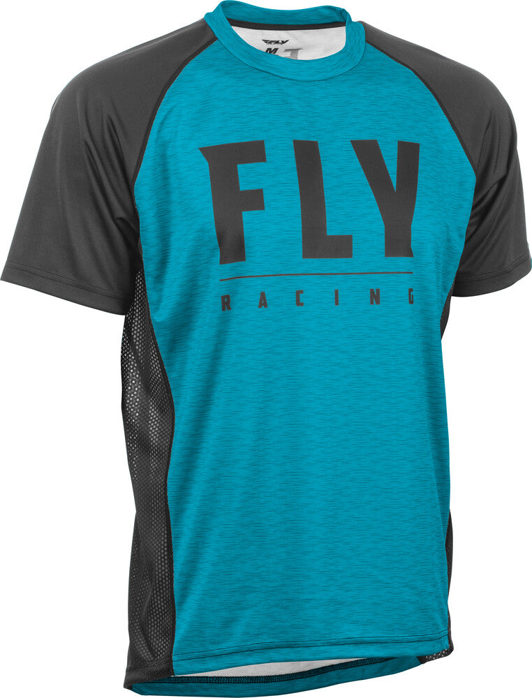 FLY Racing 2020 Super D Bicycle Jersey - Blue Heather/Black
