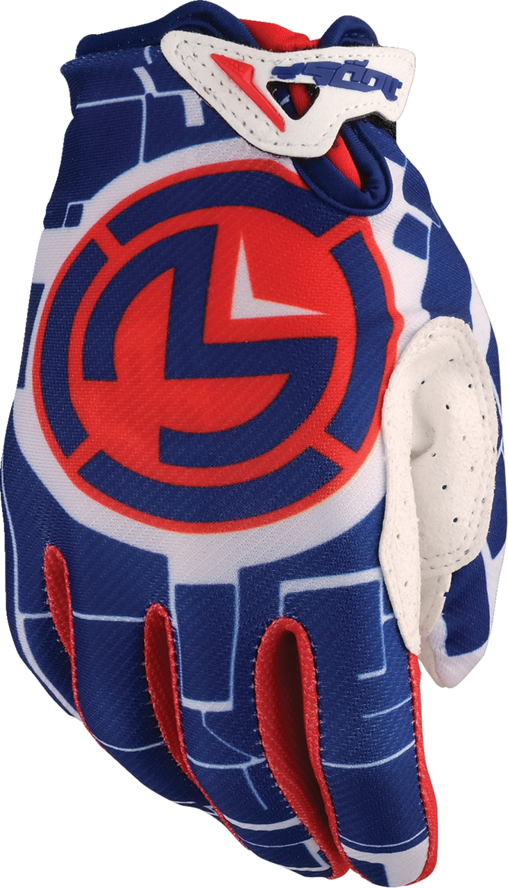 Moose Racing 2025 Youth SX1 Gloves Red/White/Blue