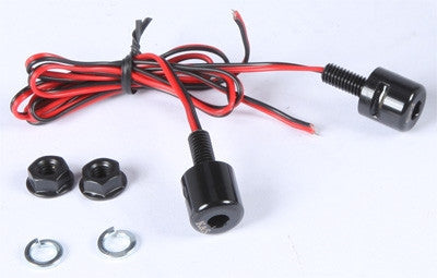 K&S Illuminated License Plate Bolt - Black