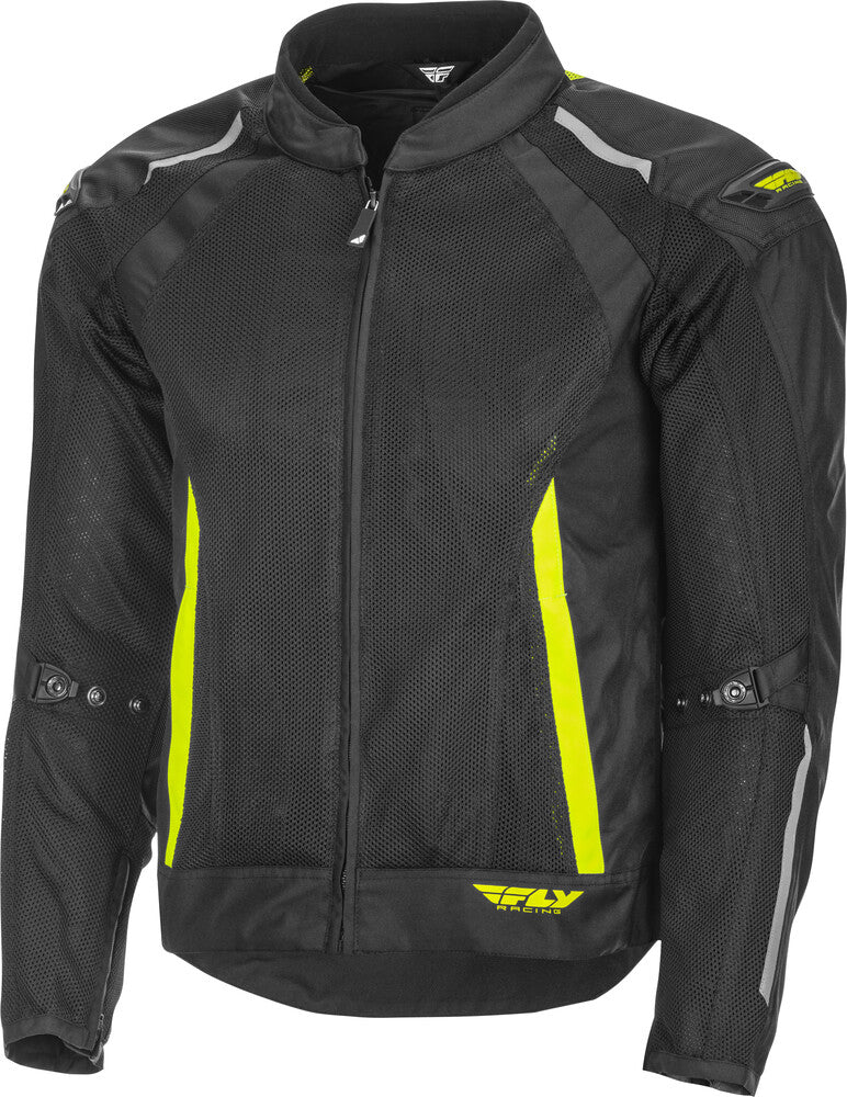 FLY Racing Coolpro Mesh Jacket - Black/Hi-Vis