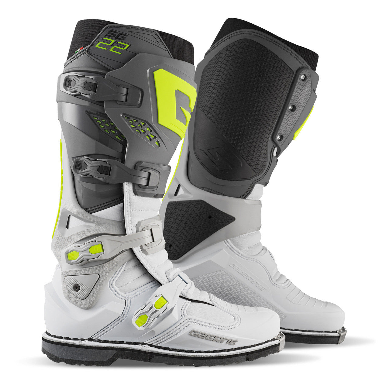 Gaerne SG22 Offroad Boots Anthracite/White/Grey