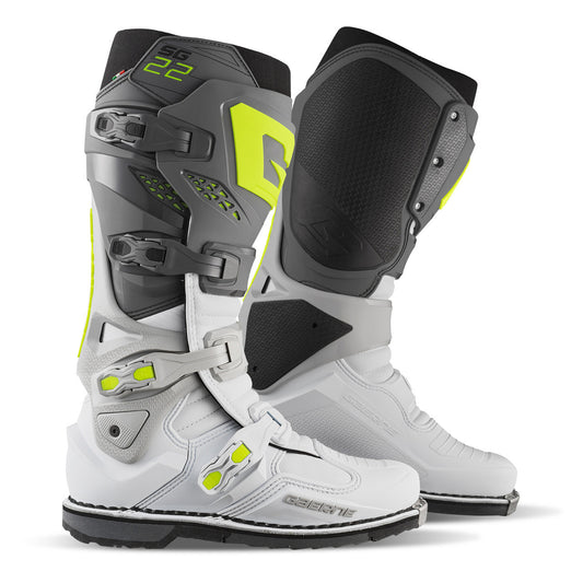 Gaerne SG22 Offroad Boots Anthracite/White/Grey