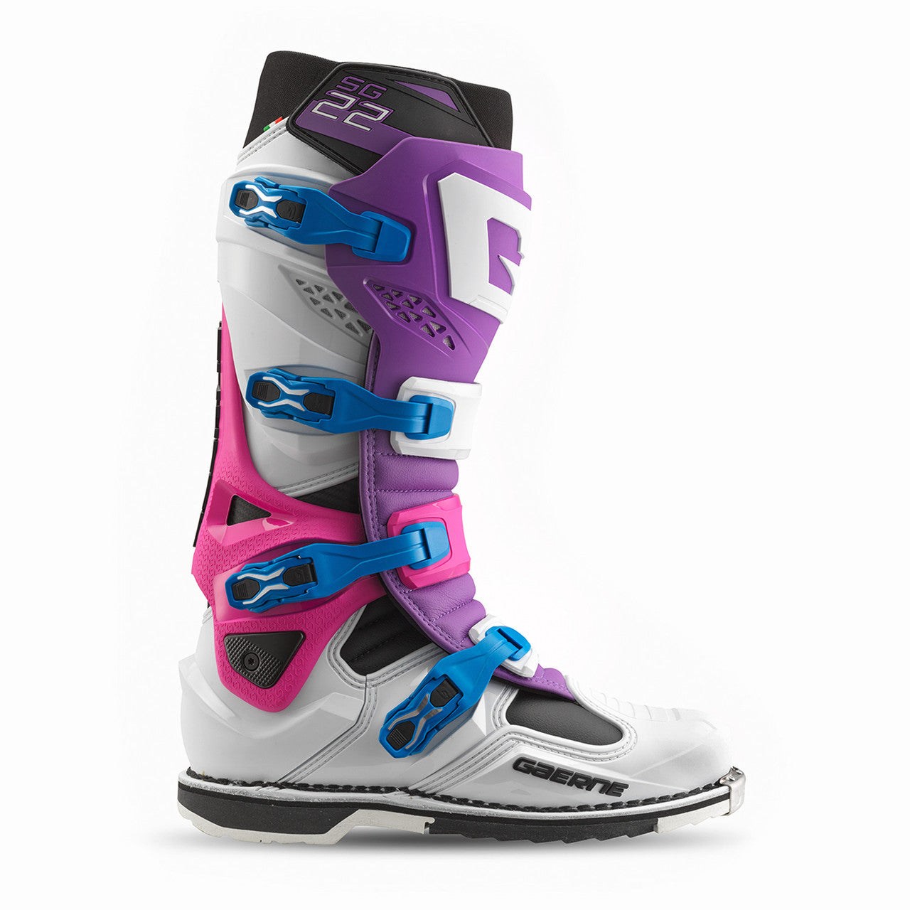 Gaerne SG22 Offroad Boots Purple/White/Rhodamine LE