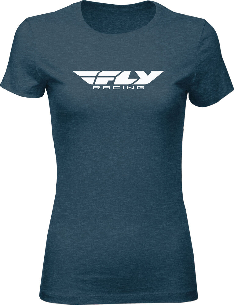 FLY Racing Womens Corporate Tee - Indigo