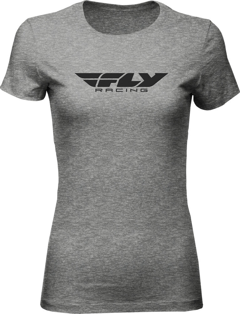 FLY Racing Womens Corporate Tee - Grey