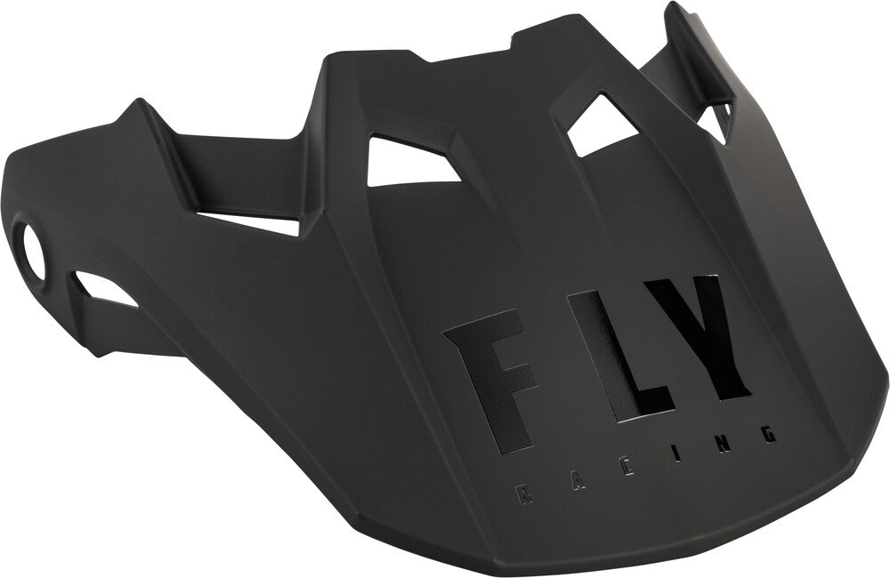 FLY Racing 2021 Formula Carbon Solid Matte Replacement Visor - Matte Black/Carbon
