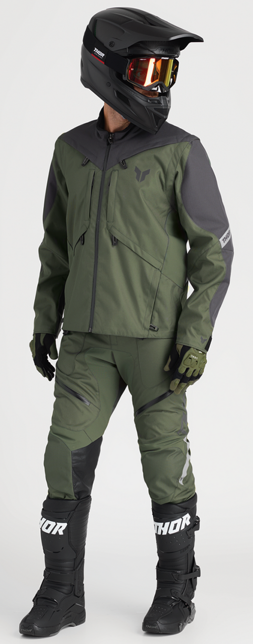 Thor Terrain Jacket OTB Pant Combo Army/Charcoal