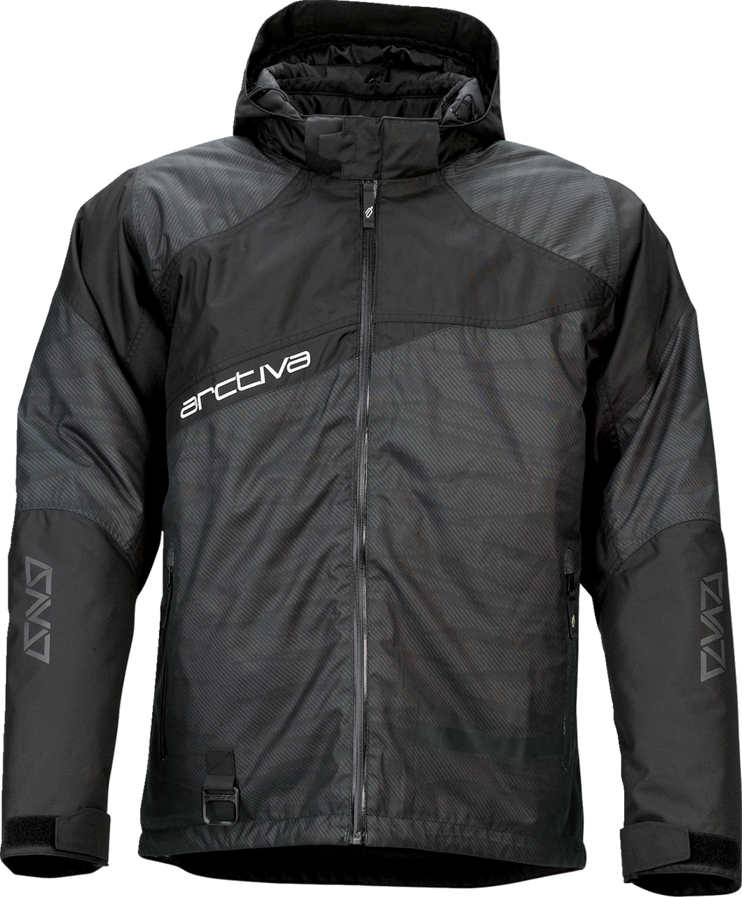 Arctiva Pivot 5 Insulated Hooded Snow Jacket - Black/Camo