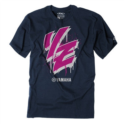 Factory Effex Youth Yamaha Drip T-Shirt - Navy