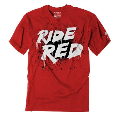 Factory Effex Youth Honda Splatter T-Shirt - Red