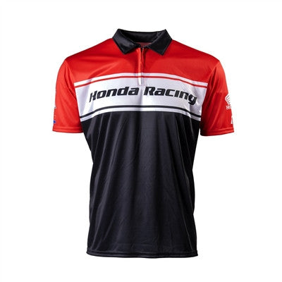Factory Effex Honda Pit Shirt - Red/Black/White