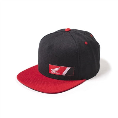 Factory Effex Honda Wedge Snapback Hat - Black/Red