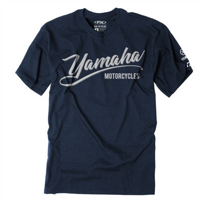 Factory Effex Yamaha Script T-Shirt - Navy