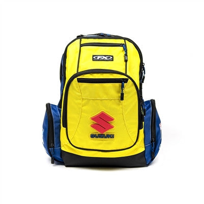 Factory Effex Suzuki Premium Backpack - Yellow/Blue