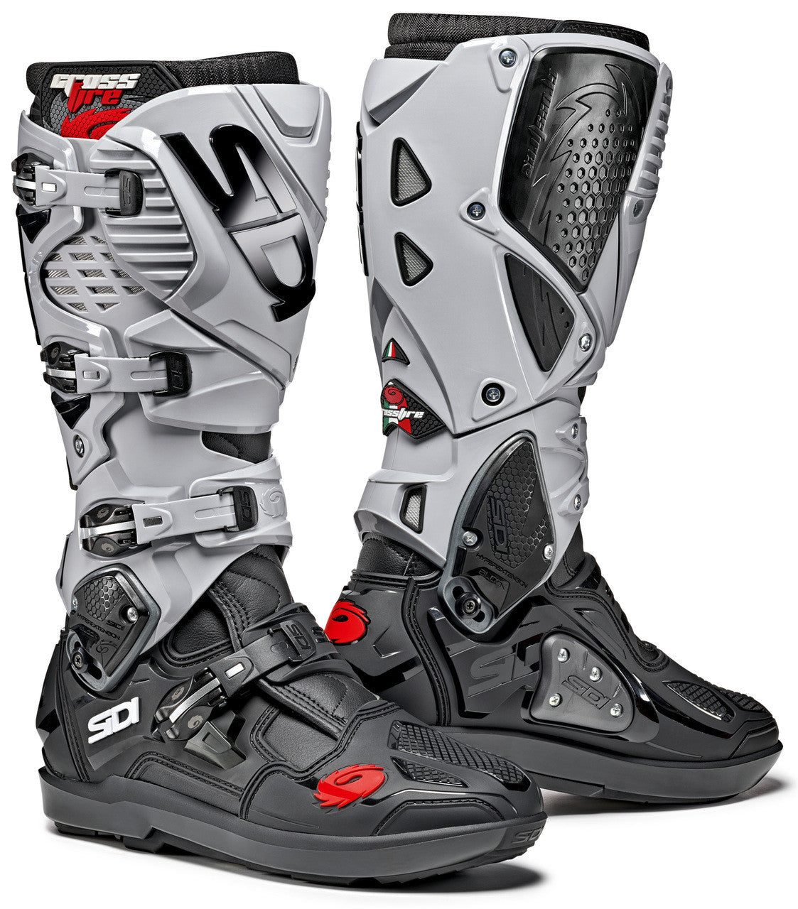Sidi Crossfire 3 SRS Offroad Boots Black/Ash