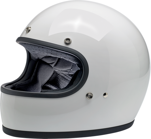 Biltwell Gringo Full Face Helmet Gloss White