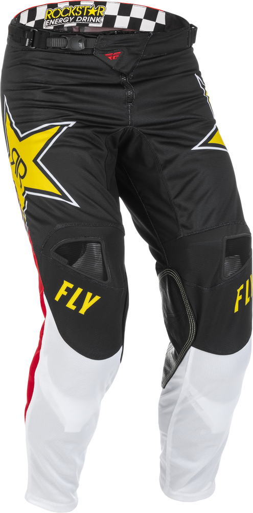 FLY Racing 2021 Kinetic Rockstar Mesh Pants - Black/Red/White