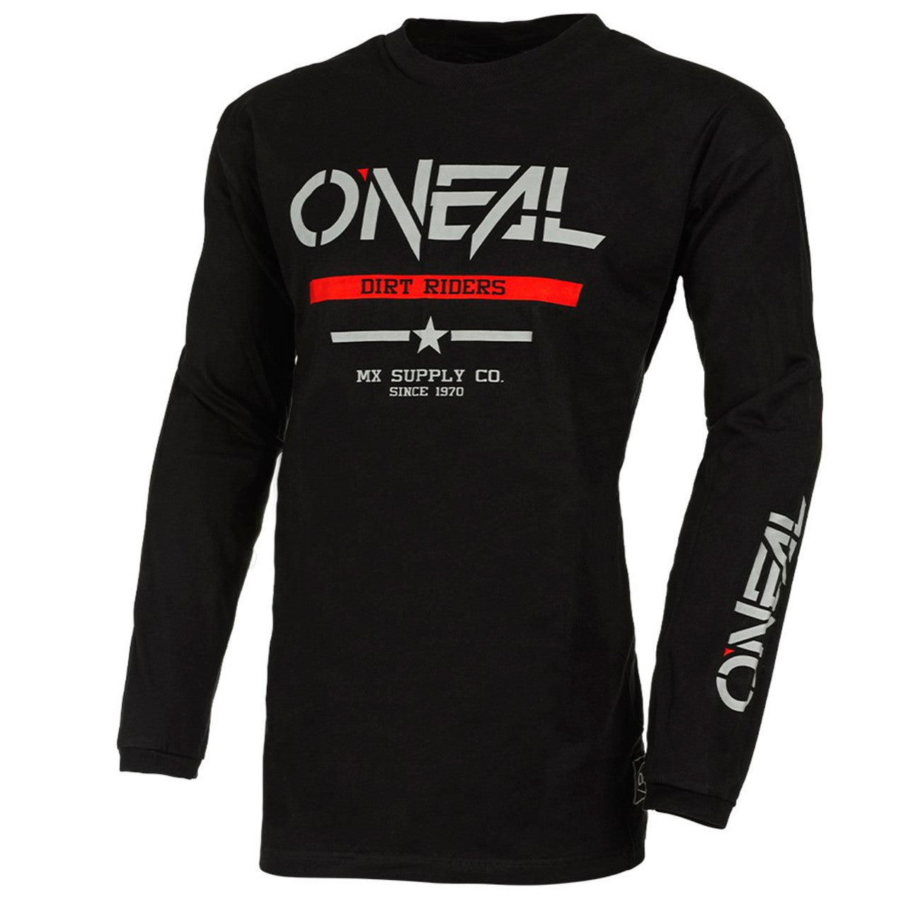 Oneal 2025 Youth Element Squadron Cotton Jersey - Black/Grey