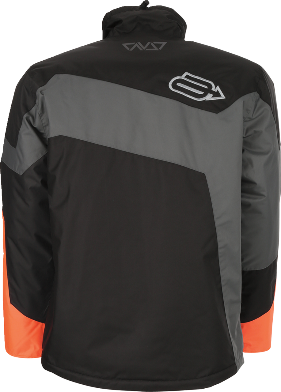 Arctiva Pivot 6 Snow Jacket Black/Gray/Orange