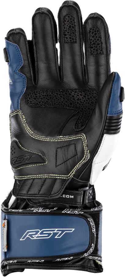 RST Tractech EVO 4 CE Gloves Blue/White/Black
