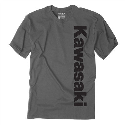 Factory Effex Kawasaki Vertical Tee - Charcoal