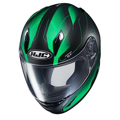 HJC Youth CL-Y Taze MC-4SF Full Face Helmet - Green