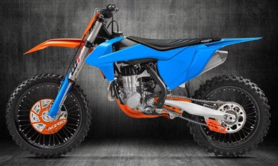 Acerbis Limited Edition TLD KTM Full Plastic Kit - Orange/Blue - 2421061415