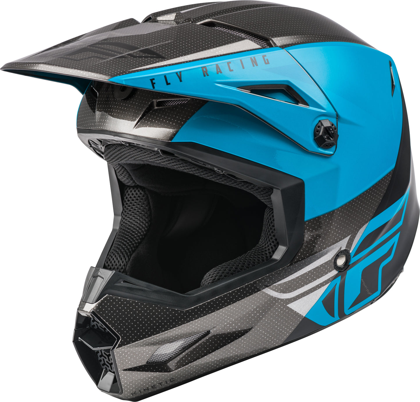 FLY Racing 2022 Youth Kinetic Straight Edge MX Helmet