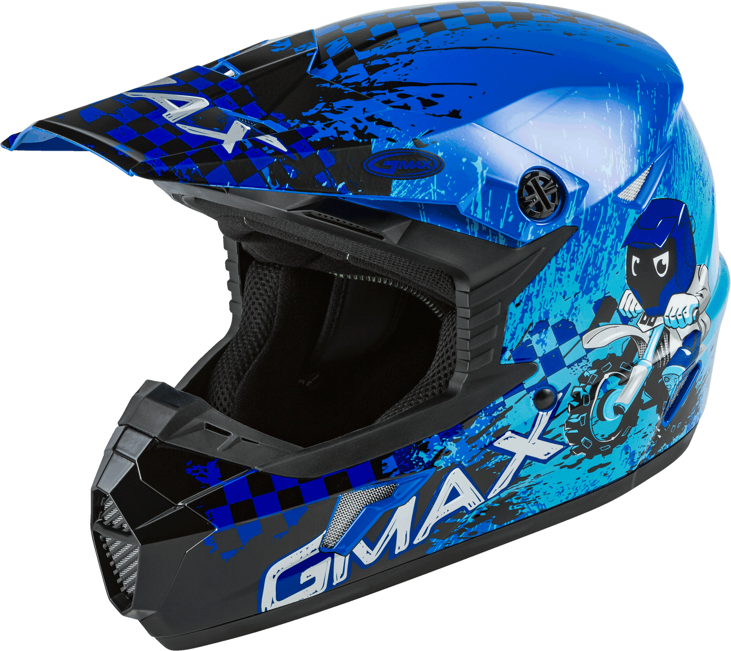 GMax Youth MX-46Y Anim8 Offroad Helmet