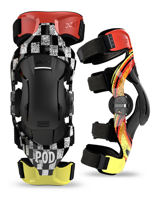 POD Limited Edition Youth K4 V2.0 AC2 Knee Braces Pair