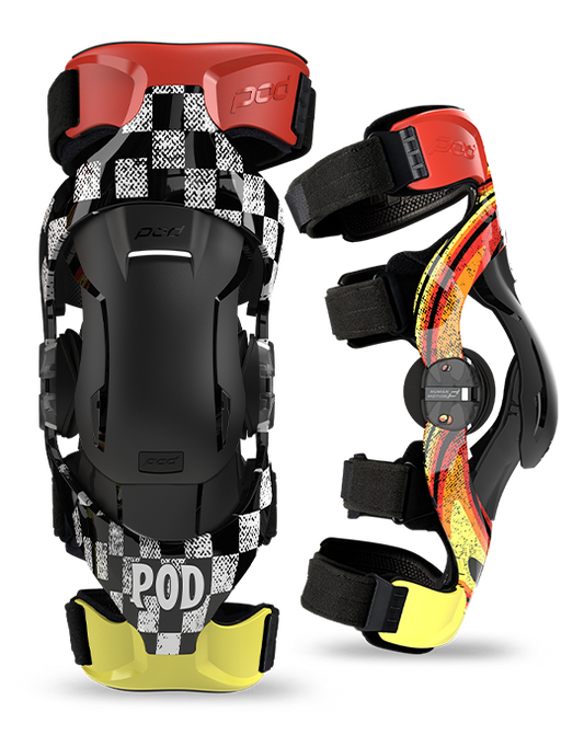 POD Limited Edition Youth K4 V2.0 AC2 Knee Braces Pair