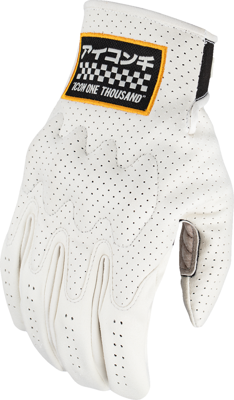 ICON Airform Slabtown CE Gloves White