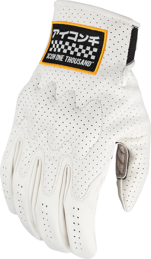 ICON Airform Slabtown CE Gloves White