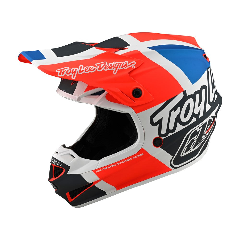 Troy Lee Designs Youth SE4 Polyacrylite Offroad Helmet with MIPS Quattro