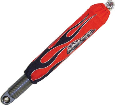 Shockpros Front Flame Shock Cover - Red