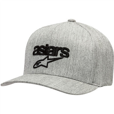 Alpinestars Heritage Blaze Flexfit Hat - Grey Heather/Black